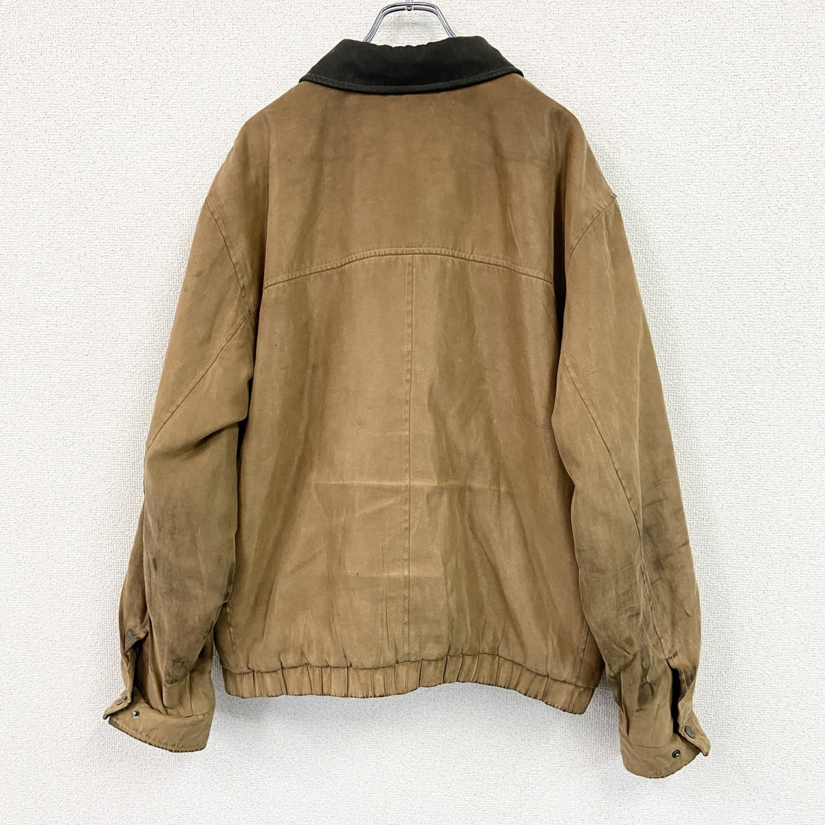 WEATHERPROOF　フェイクスエード　アクティブジャケット　茶色　ブラウン　メンズ　古着