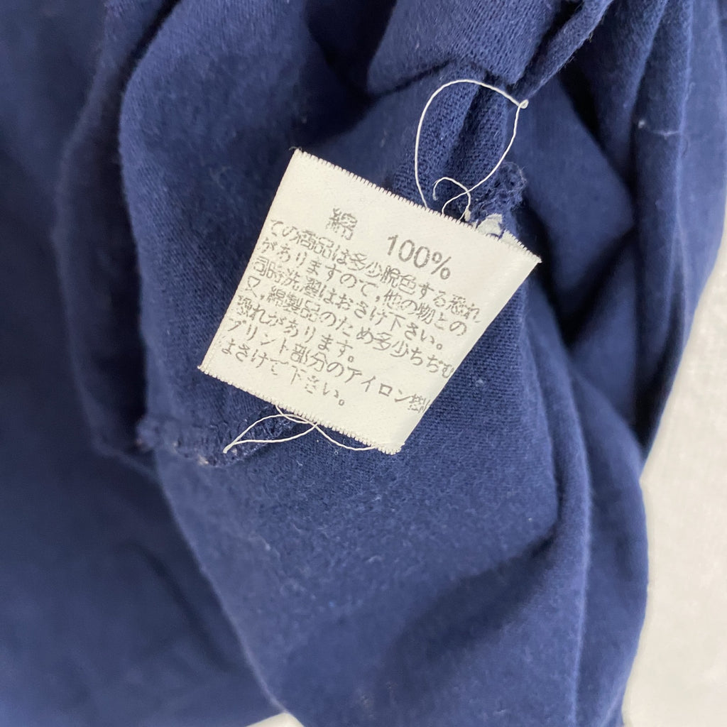 90s～　U.S.NAVY　アメリカ海軍　半袖プリントTシャツ　ヴィンテージ　シングルステッチ　紺　ネイビー　　古着