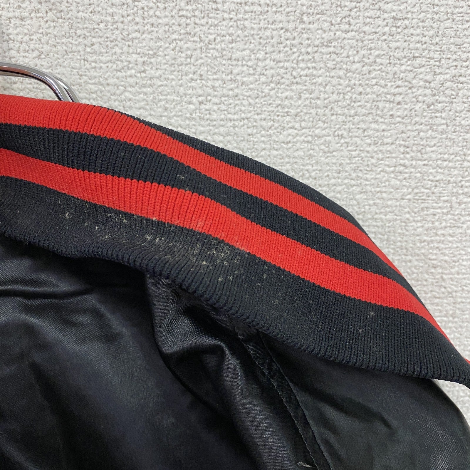 Mizuno　ミズノ　スタジャン/スタジアムジャケット　刺繍入り　黒　ブラック　98-6サイズ　古着