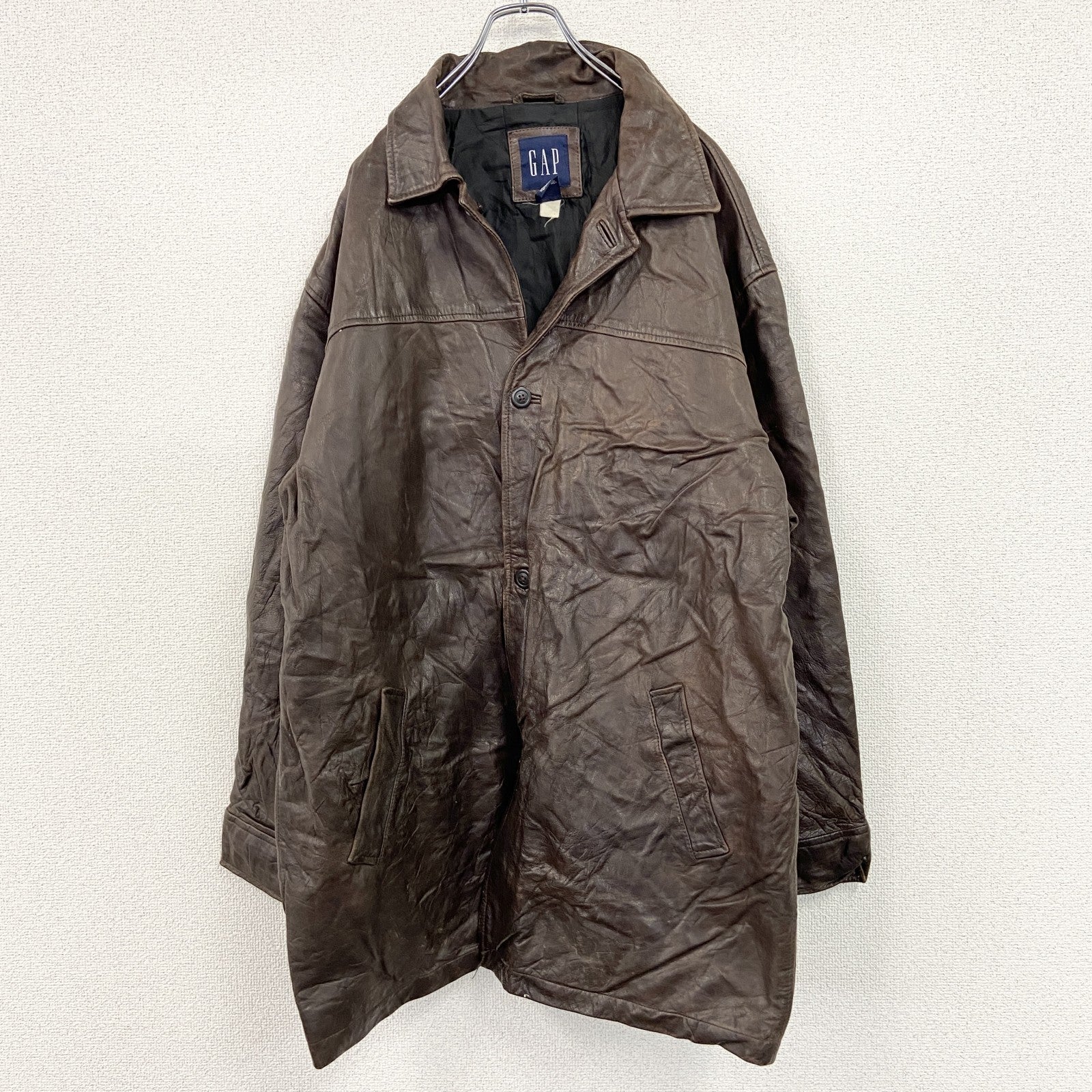 【最終値下】OLD Gap オールドギャップ GAP(ギャップ) / レザージャケット・ブルゾン/XL/レザー/OLD GAP