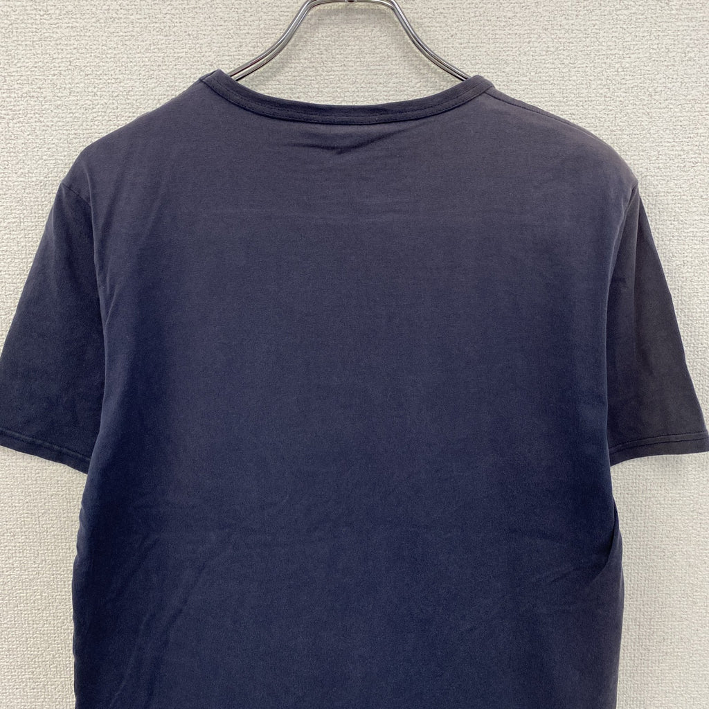 Brooks Brothers 346　ブルックスブラザーズ　半袖プリントTシャツ　紺　ネイビー　Sサイズ　古着