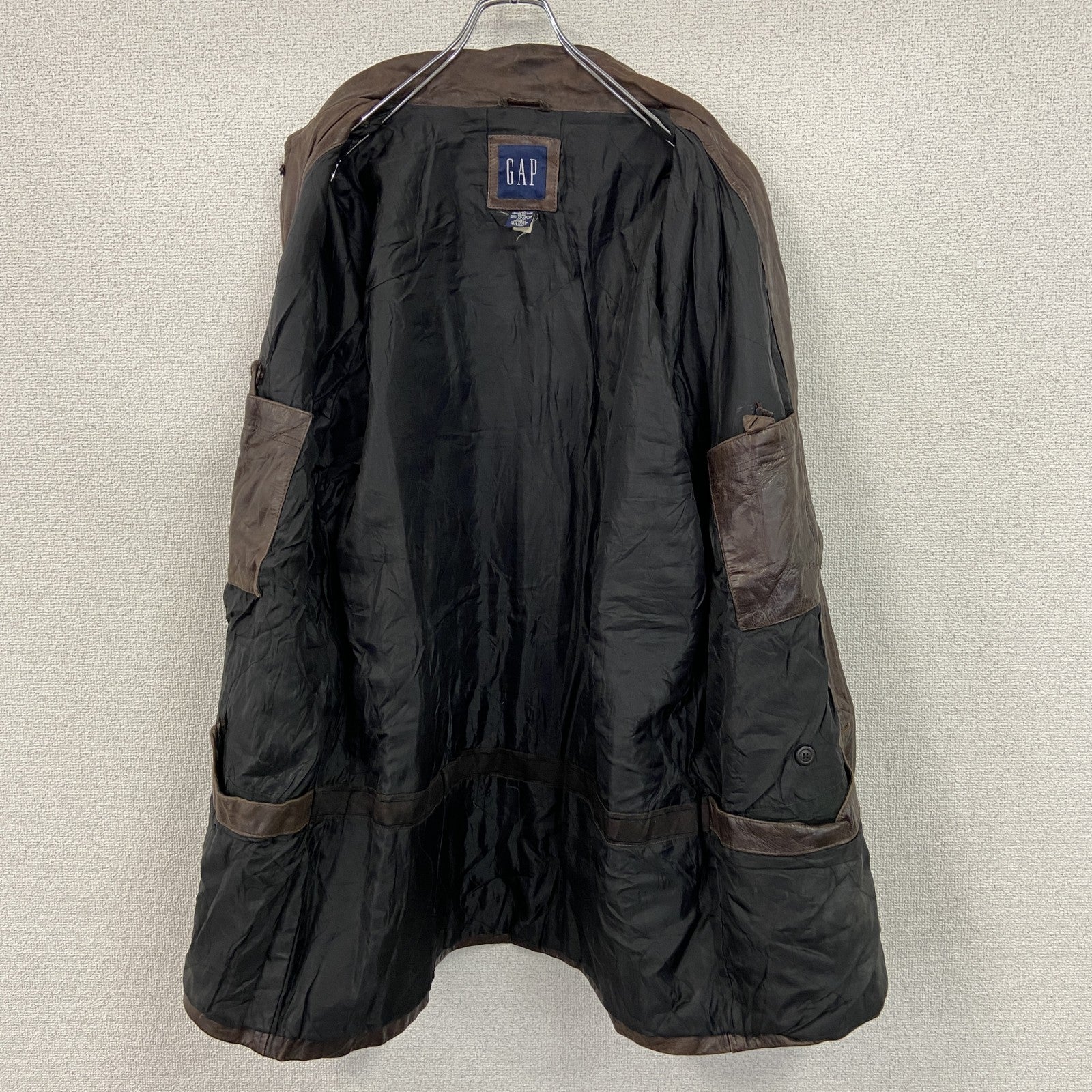 00s OLD GAP オールドギャップ レザーカーコート ヴィンテージ