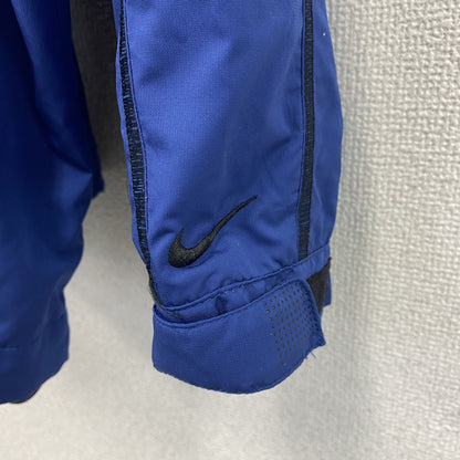 NIKE　ナイキ　プルオーバージャケット　ハーフジップ　スウッシュロゴ　青　3XLサイズ