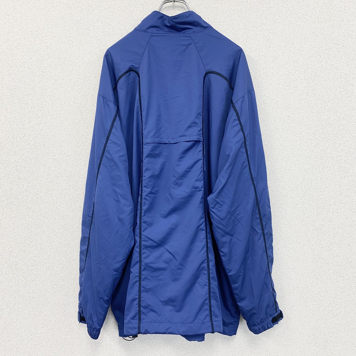 NIKE　ナイキ　プルオーバージャケット　ハーフジップ　スウッシュロゴ　青　3XLサイズ