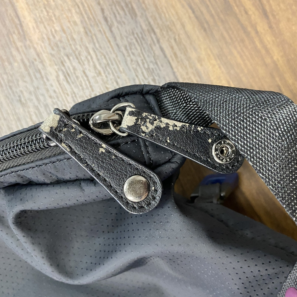 ear PAPILLONNER　イアパピヨネ　リュック/バックパック　ショルダーバッグ　2WAY　黒　ブラック　古着