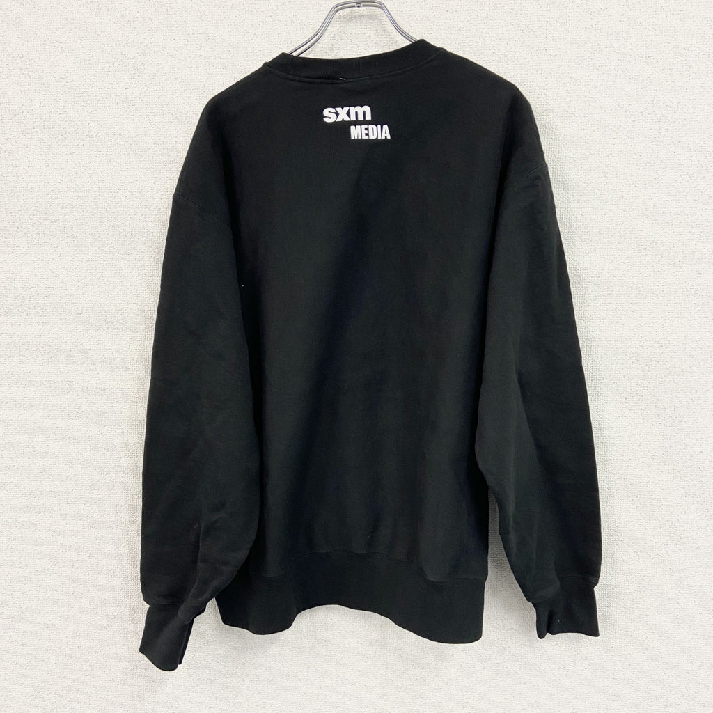 Champion　チャンピオン　リバースウィーブ　スウェット/トレーナー　SEM　企業ロゴ　黒　ブラック　2XLサイズ　古着