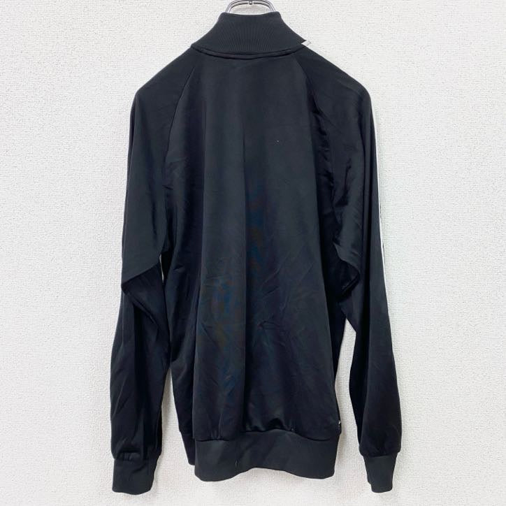 adidas　アディダス　トラックジャケット/ジャージ　黒　ブラック　Mサイズ　古着