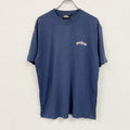 NO FEAR 　ノーフェア　半袖Tシャツ　スカル　骸骨　紺　ネイビー　Lサイズ　古着