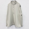 NIKE　ナイキ　プルオーバージャケット　ハーフジップ　スウッシュロゴ　ベージュ　XXLサイズ　古着