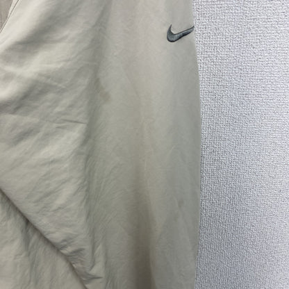 NIKE　ナイキ　プルオーバージャケット　ハーフジップ　スウッシュロゴ　ベージュ　XXLサイズ