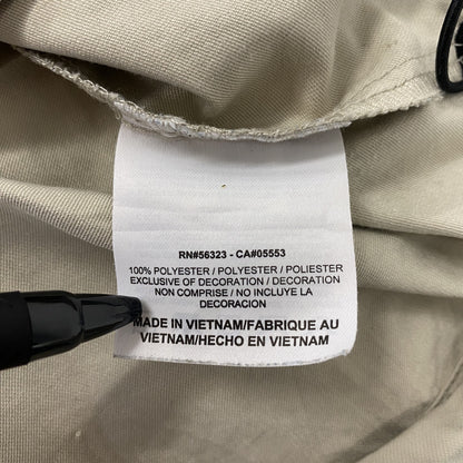 NIKE　ナイキ　プルオーバージャケット　ハーフジップ　スウッシュロゴ　ベージュ　XXLサイズ