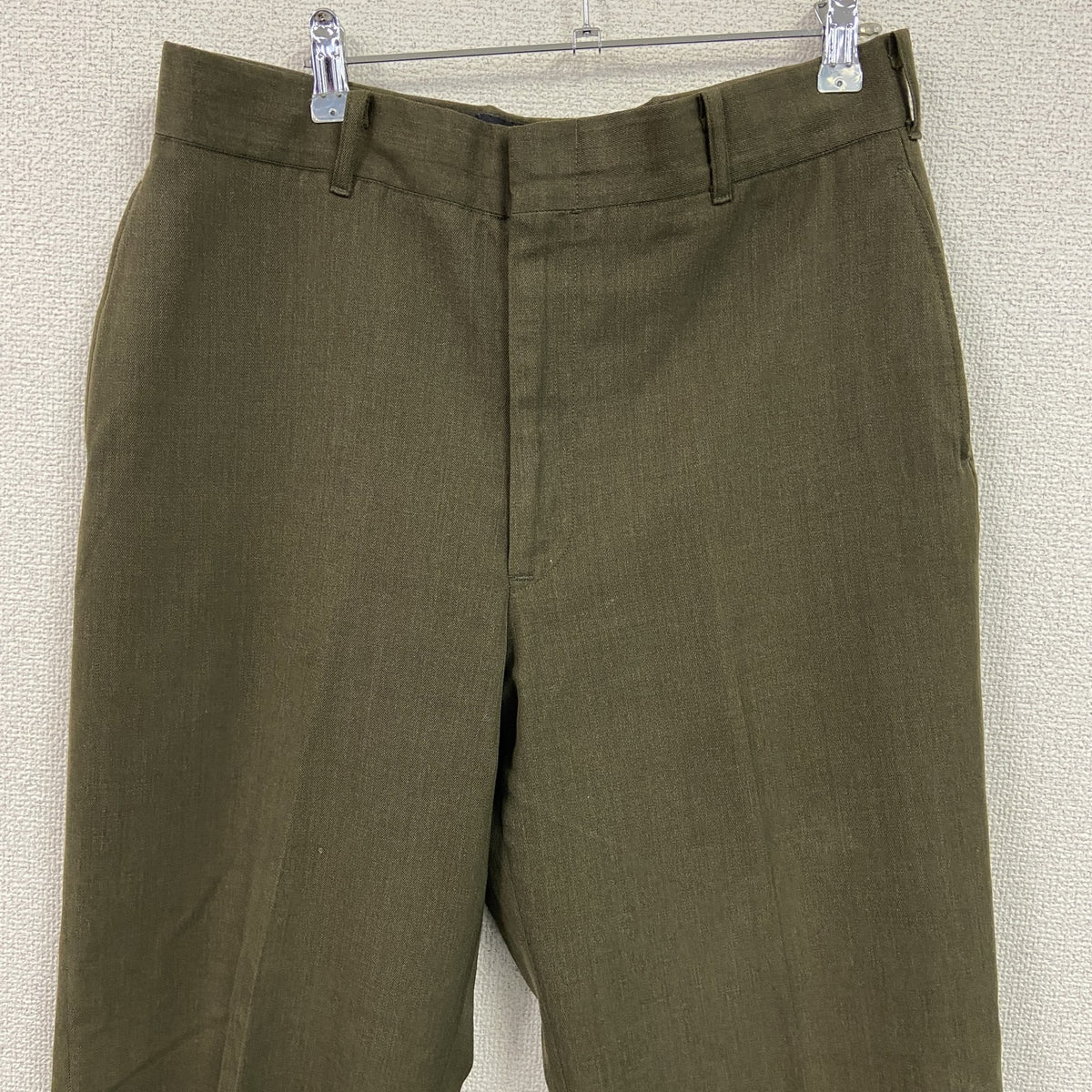 00s　DSCP　米軍　ミリタリーパンツ/スラックスパンツ　ヴィンテージ　ジップフライ　茶色　ブラウン　W34サイズ　古着