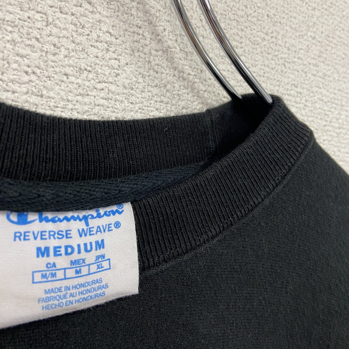 Champion　チャンピオン　リバースウィーブ　スウェット/トレーナー　黒　ブラック　Mサイズ　古着