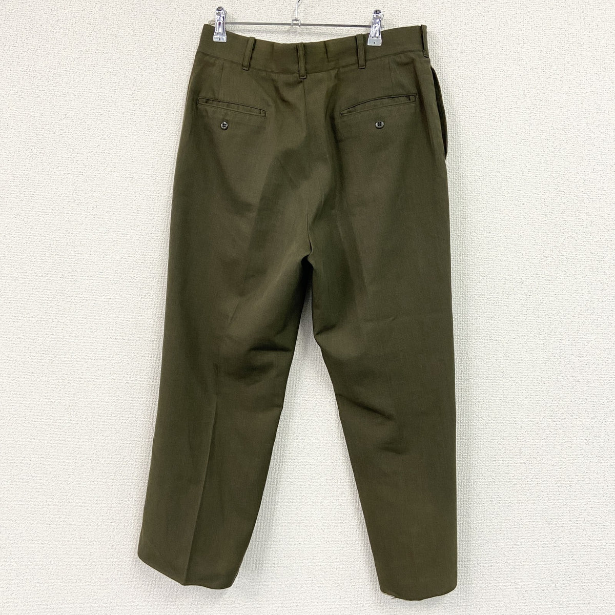 00s　DSCP　米軍　ミリタリーパンツ/スラックスパンツ　ヴィンテージ　ジップフライ　茶色　ブラウン　W34サイズ　古着