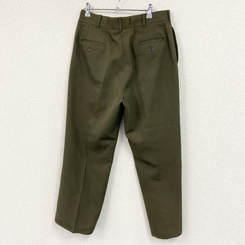 00s　DSCP　米軍　ミリタリーパンツ/スラックスパンツ　ヴィンテージ　ジップフライ　茶色　ブラウン　W34サイズ　古着