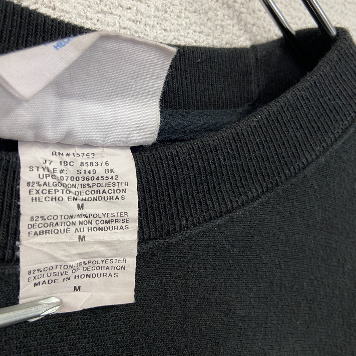 Champion　チャンピオン　リバースウィーブ　スウェット/トレーナー　黒　ブラック　Mサイズ　古着