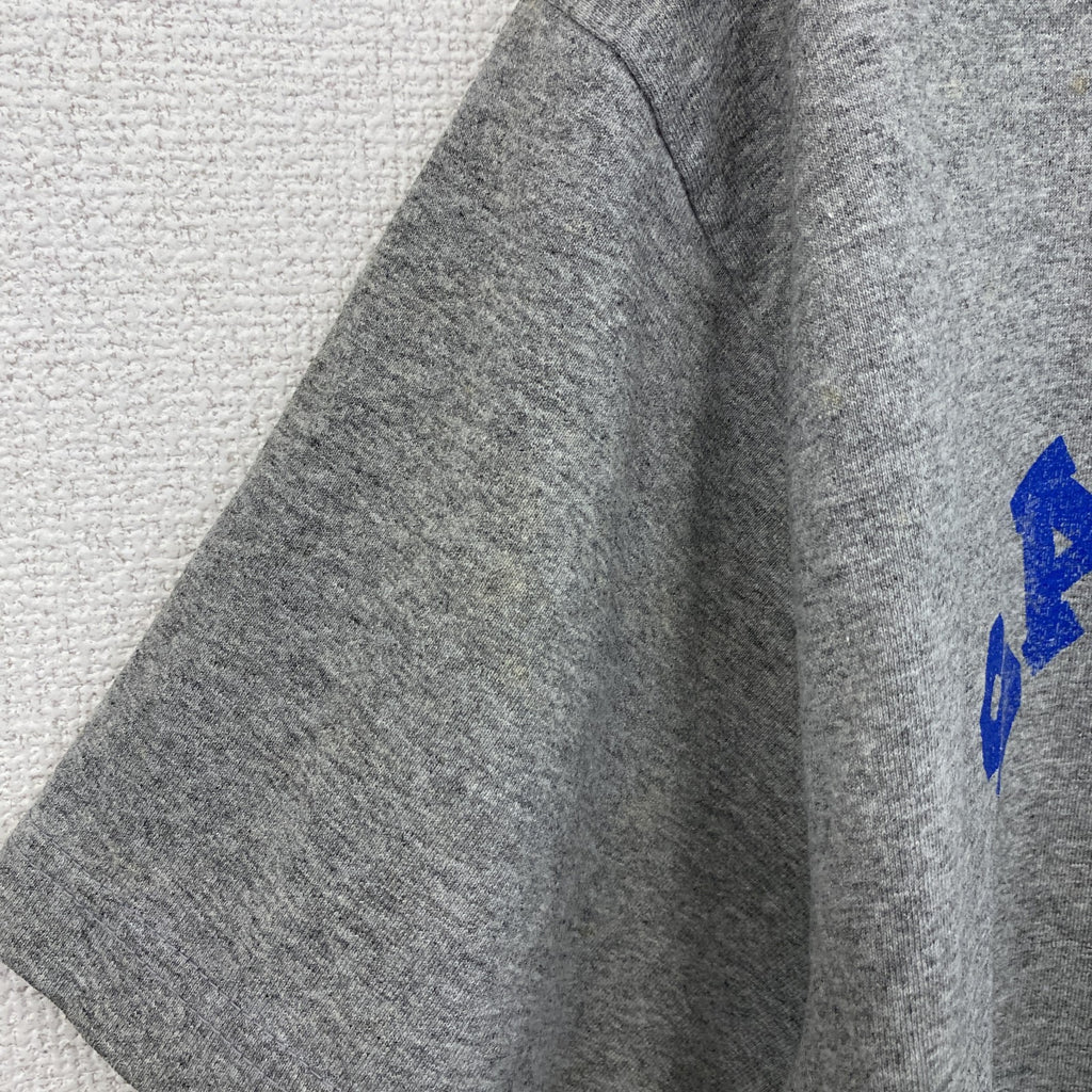 SANTASTIC!　サンタスティック　半袖プリントTシャツ　グレー　灰色　Lサイズ　古着