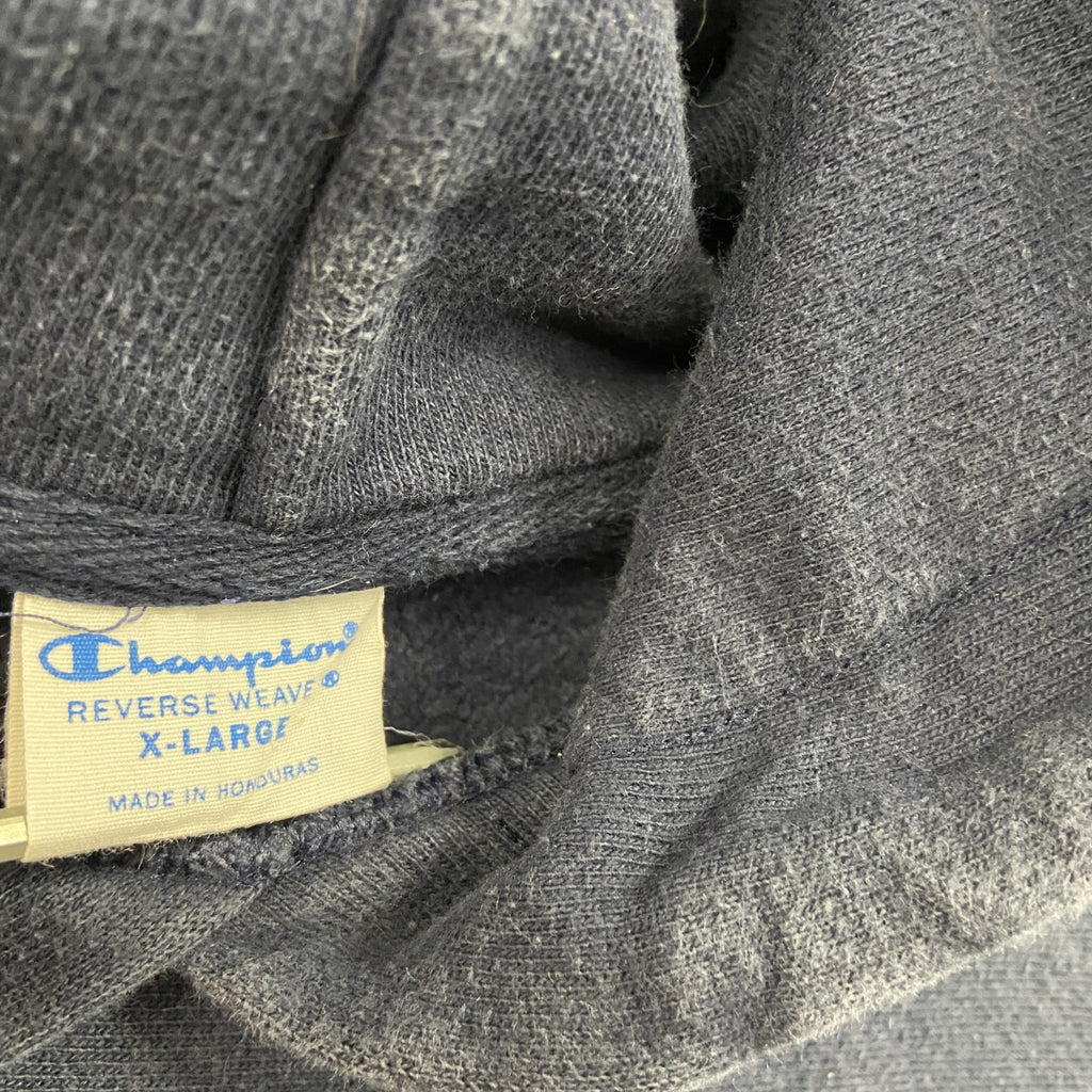 Champion　チャンピオン　リバースウィーブ　スウェットパーカー/フーディー　単色タグ　復刻　紺　ネイビー　XLサイズ　古着