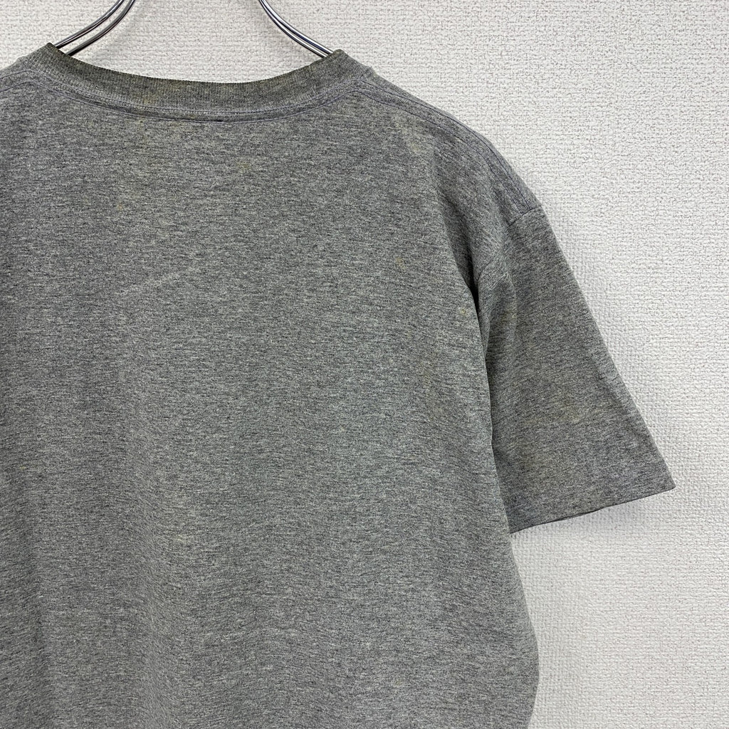 SANTASTIC!　サンタスティック　半袖プリントTシャツ　グレー　灰色　Lサイズ　古着