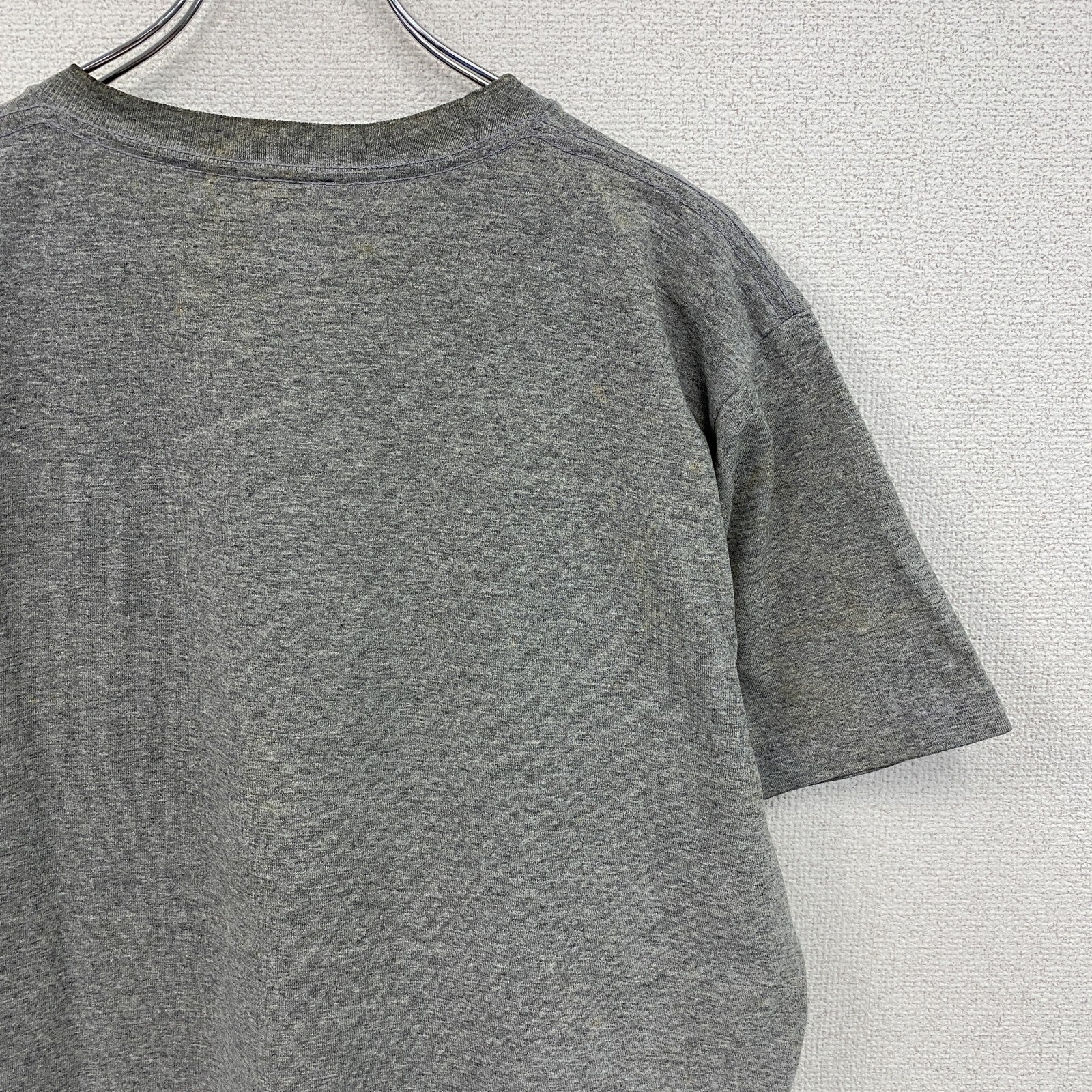 SANTASTIC!　サンタスティック　半袖プリントTシャツ　グレー　灰色　Lサイズ　古着