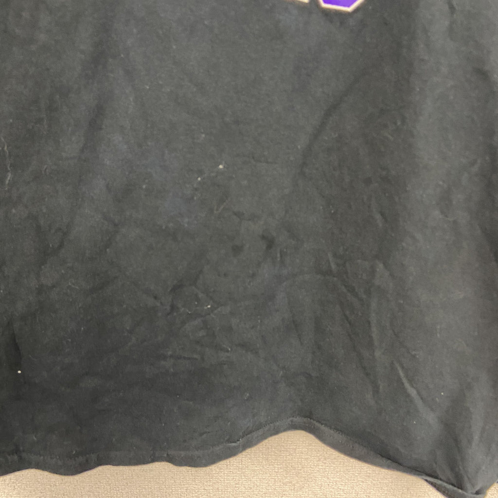 GILDAN　ギルダン　長袖Tシャツ/ロンT　フットボール　ミネソタ州　黒　ブラック　2XLサイズ　古着