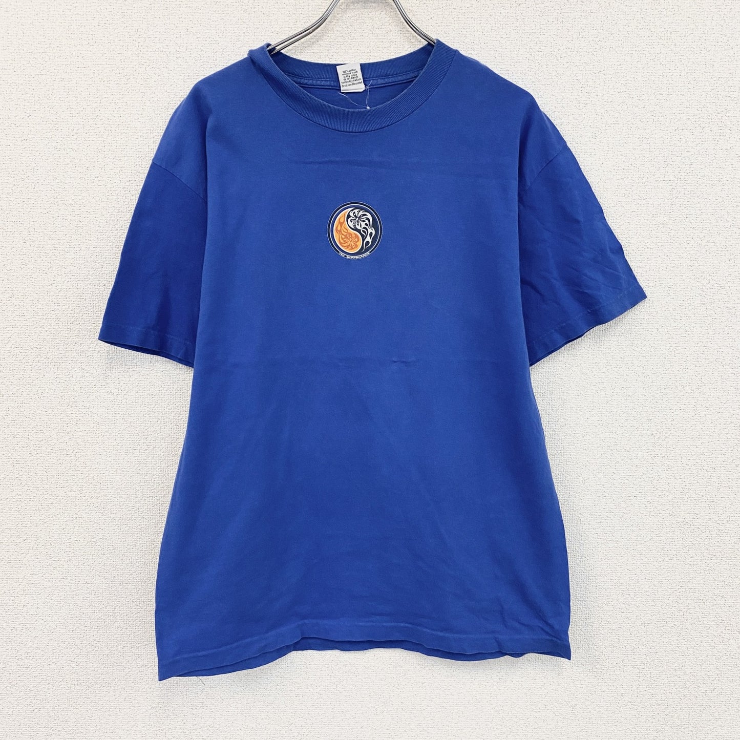 T＆C Surf Designs　タウン＆カントリー　半袖プリントTシャツ　青　ブルー　Lサイズ