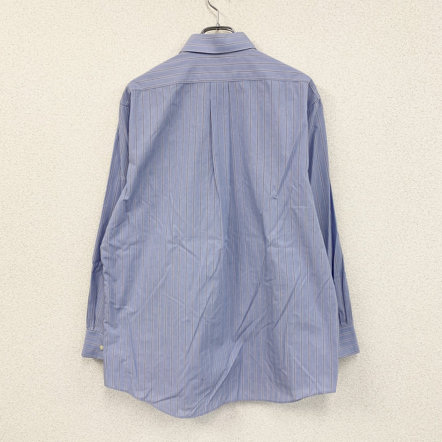 CHAPS　チャップス　Ralph Lauren　ラルフローレン　長袖シャツ　ストライプ　水色　ライトブルー　Lサイズ