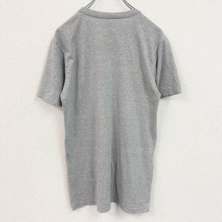 THE NORTH FACE　ザノースフェイス　半袖ロゴプリントTシャツ　霜降りグレー　Sサイズ　古着