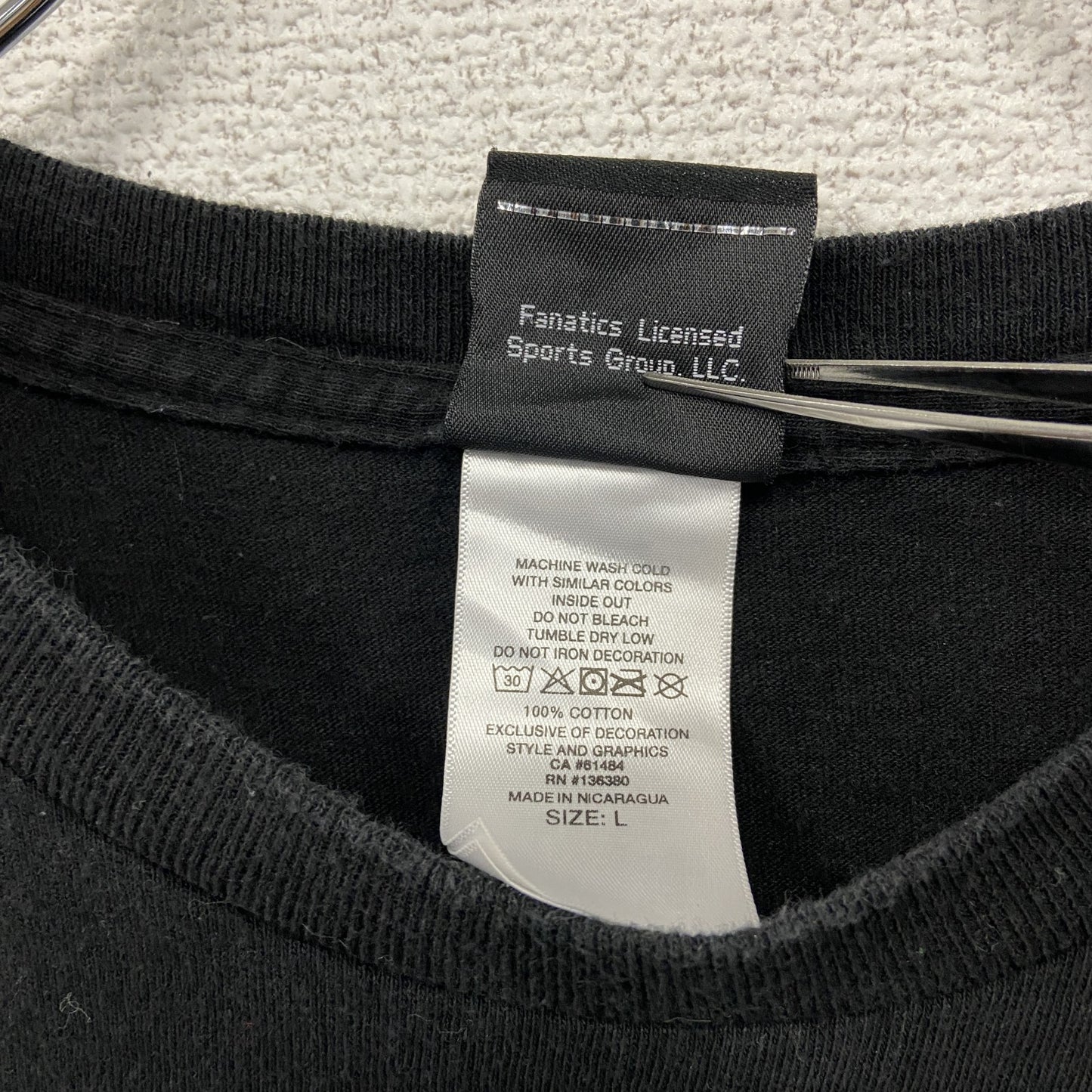 HARLEY DAVIDSON　ハーレーダビッドソン　半袖プリントTシャツ　パッチポケット　黒　ブラック　Lサイズ