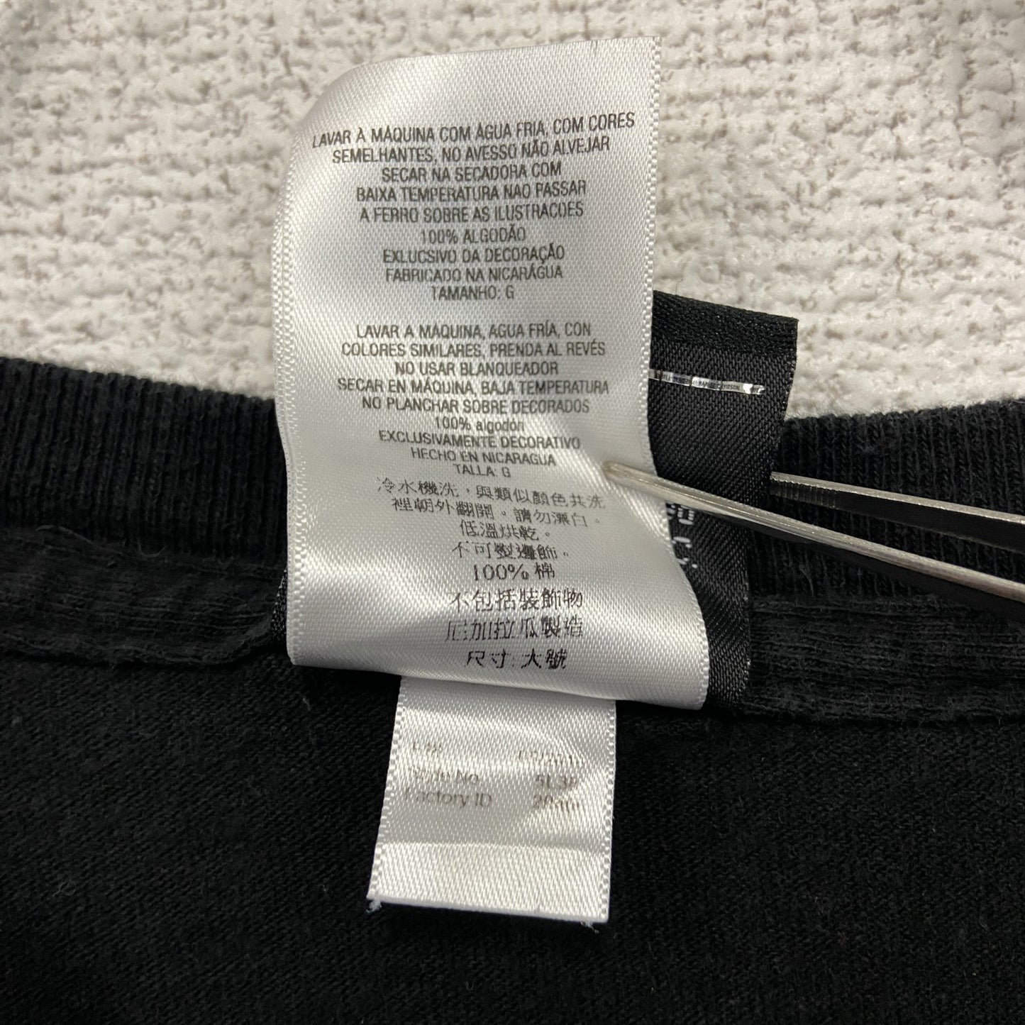 HARLEY DAVIDSON　ハーレーダビッドソン　半袖プリントTシャツ　パッチポケット　黒　ブラック　Lサイズ