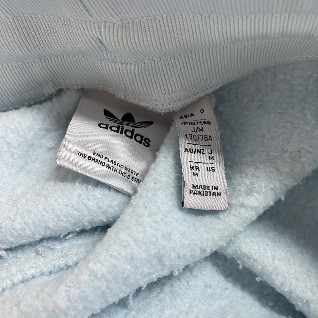 adidas　アディダス　スウェットパンツ　トレフォイルロゴ　水色　ライトブルー　Mサイズ　古着