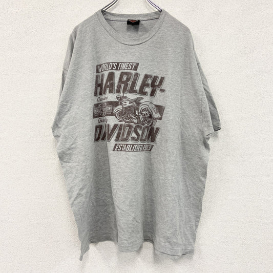 HARLEY DAVIDSON　ハーレーダビッドソン　半袖プリントTシャツ　グレー　XXXLサイズ