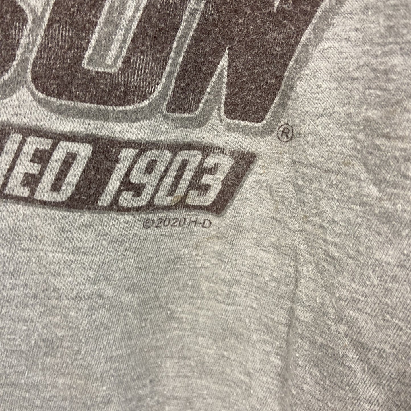 HARLEY DAVIDSON　ハーレーダビッドソン　半袖プリントTシャツ　グレー　XXXLサイズ