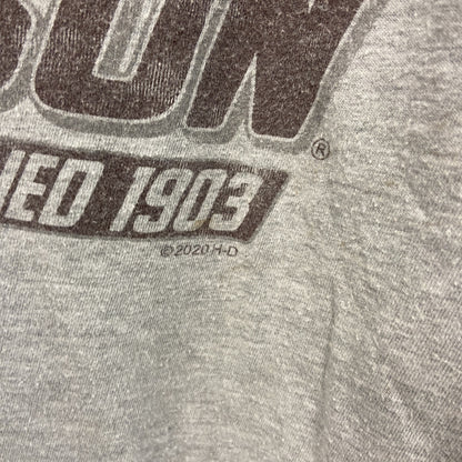 HARLEY DAVIDSON　ハーレーダビッドソン　半袖プリントTシャツ　グレー　XXXLサイズ