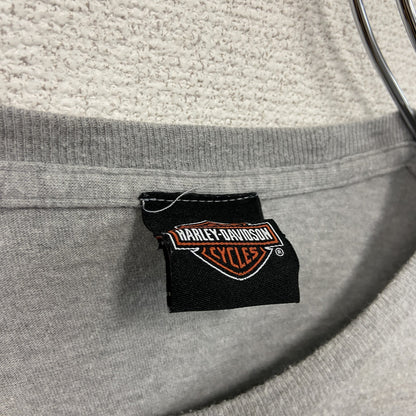 HARLEY DAVIDSON　ハーレーダビッドソン　半袖プリントTシャツ　グレー　XXXLサイズ