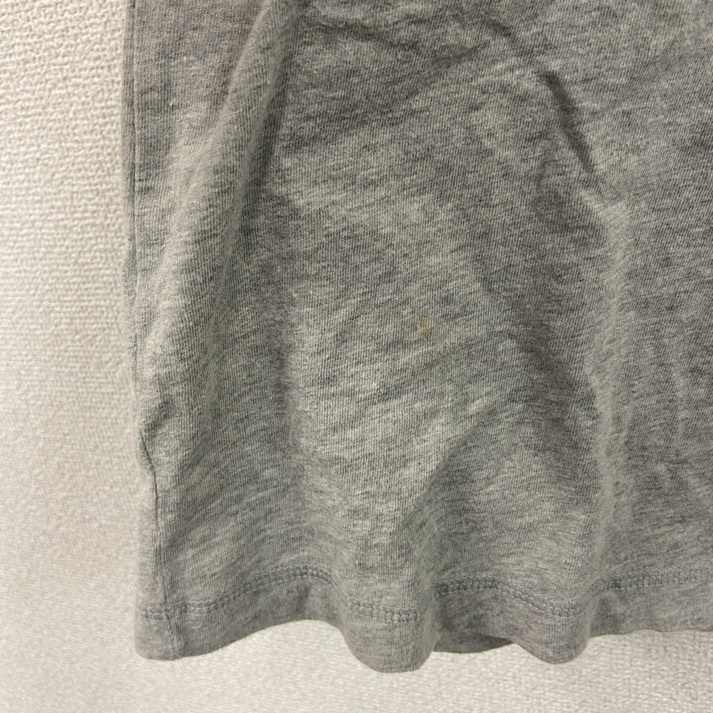PROSPIRIT　長袖Tシャツ/ロンT　レイヤード　フットボール　グレー　灰色　黒　ブラック　XLサイズ　古着