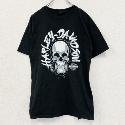 HARLEY DAVIDSON　ハーレーダビッドソン　半袖プリントTシャツ　黒　ブラック　Mサイズ