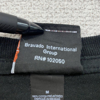 HARLEY DAVIDSON　ハーレーダビッドソン　半袖プリントTシャツ　黒　ブラック　Mサイズ