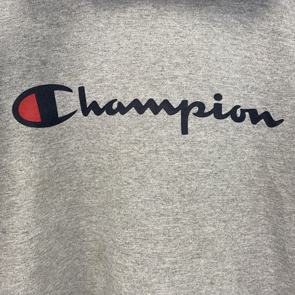 champion　チャンピオン　スウェットパーカー/フーディー　グレー　灰色　Mサイズ　古着