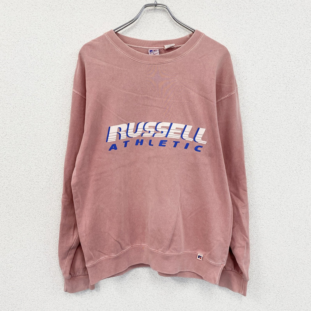 RUSSELL ATHLETIC　ラッセル　スウェット/トレーナー　赤　レッド　Lサイズ　古着
