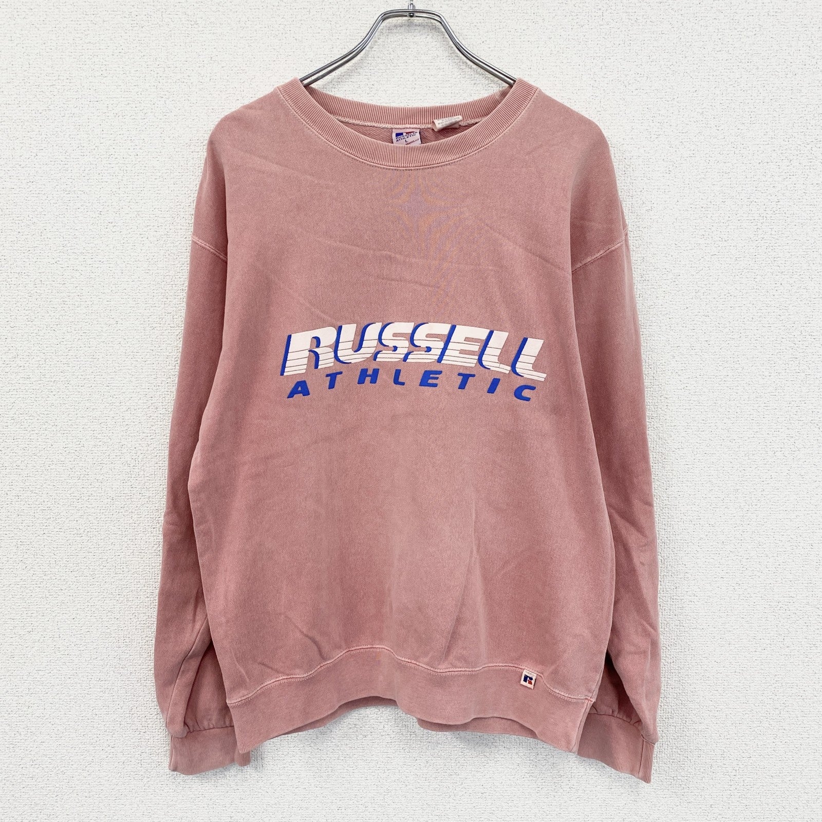 RUSSELL ATHLETIC　ラッセル　スウェット/トレーナー　赤　レッド　Lサイズ　古着