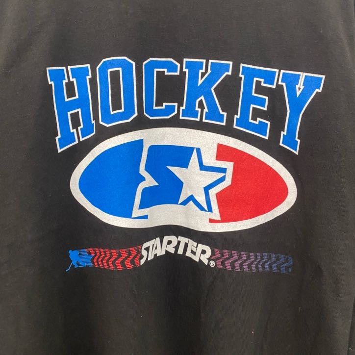 STARTER　スターター　半袖プリントTシャツ　黒　ブラック　Mサイズ　古着