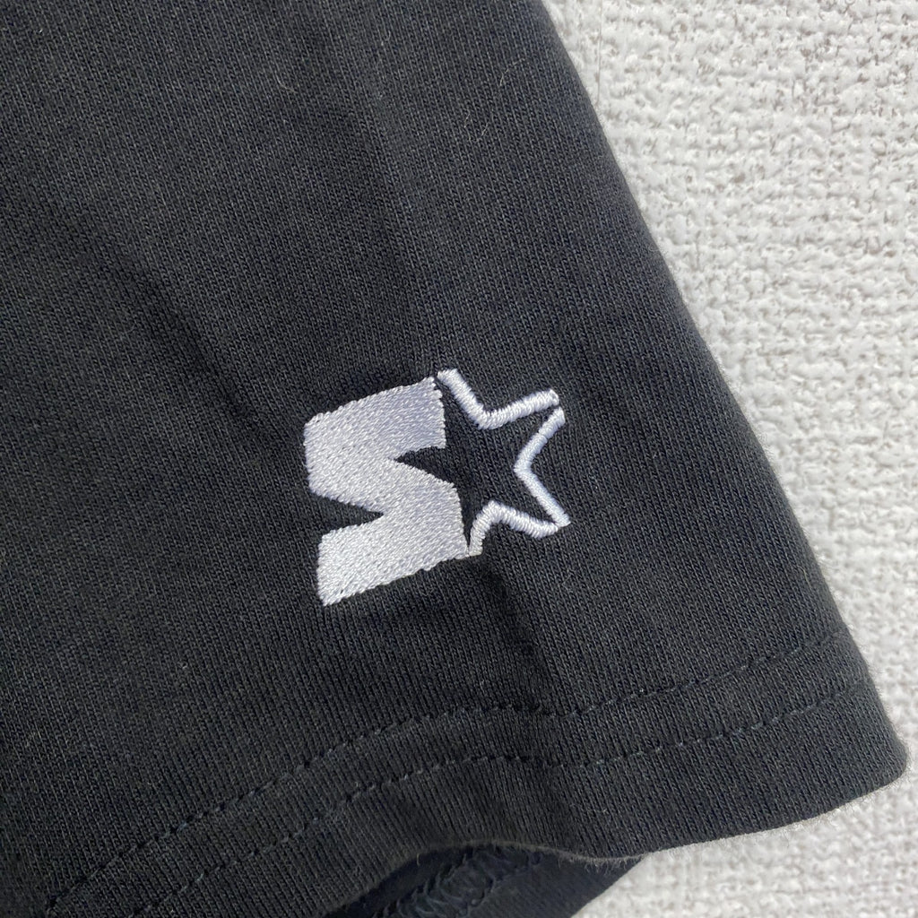 STARTER　スターター　半袖プリントTシャツ　黒　ブラック　Mサイズ　古着