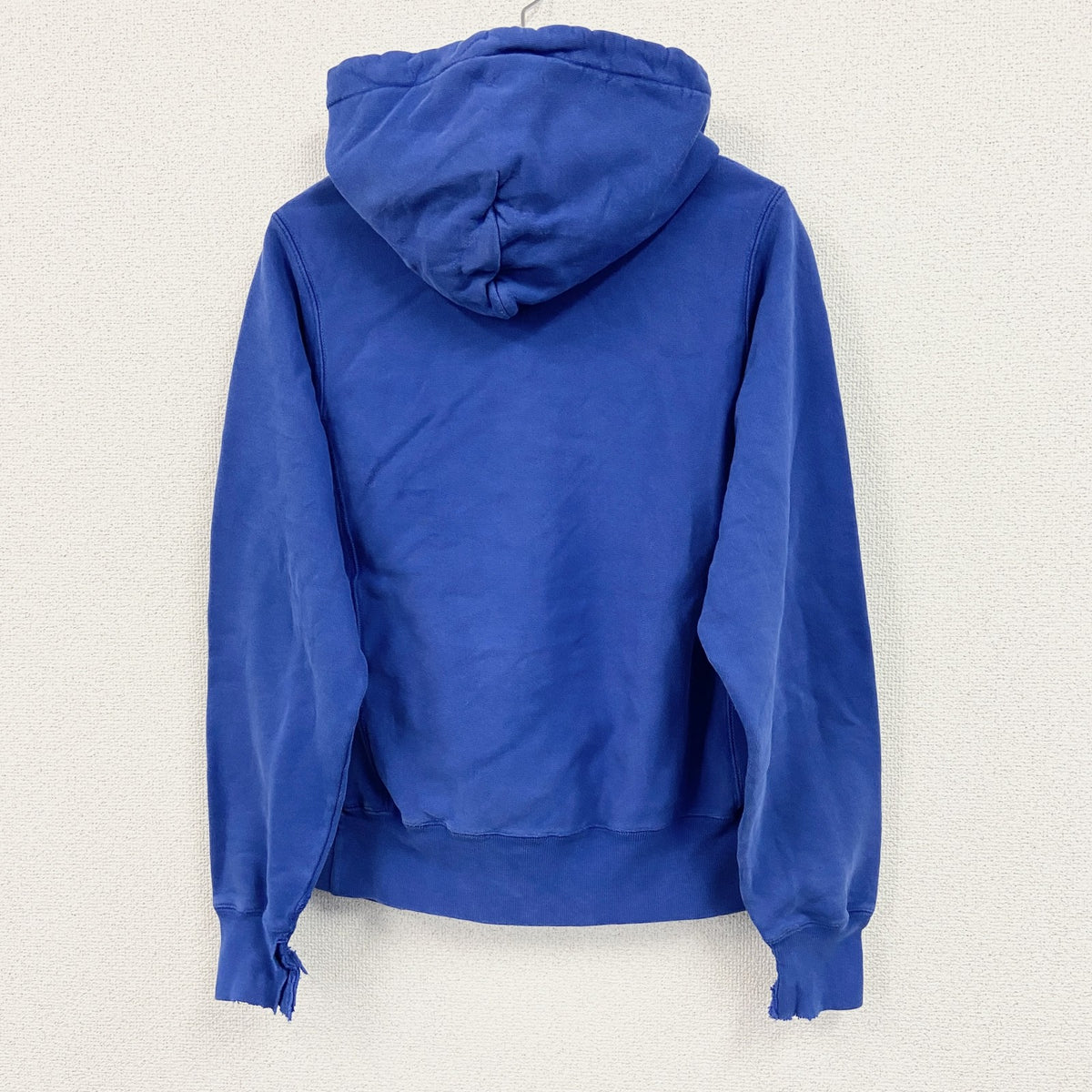 Champion　チャンピオン　リバースウィーブ　スウェットパーカー/フーディー　ヘビーウエイト　現行　青　ブルー　XSサイズ　古着