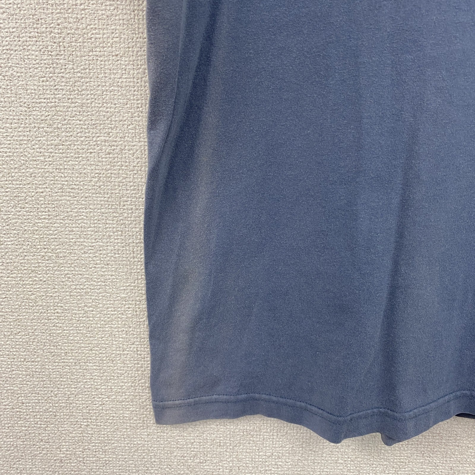 古着 used　00s　Timberland　ティンバーランド　半袖プリントTシャツ　フェード　紺　ネイビー　Lサイズ