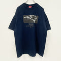 NFL　半袖プリントTシャツ　アメリカンフットボール　紺　ネイビー　　古着