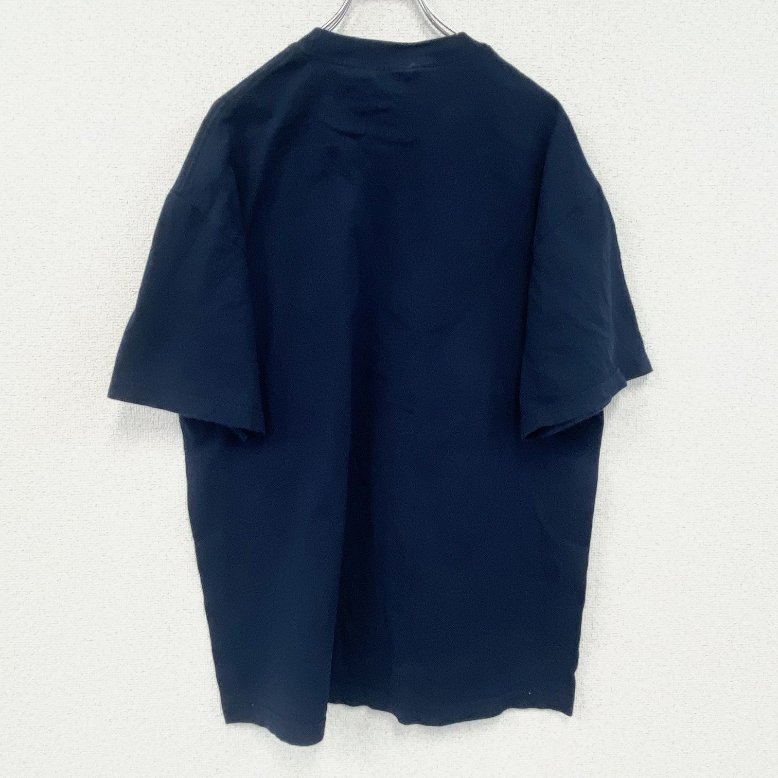 NFL　半袖プリントTシャツ　アメリカンフットボール　紺　ネイビー　　古着