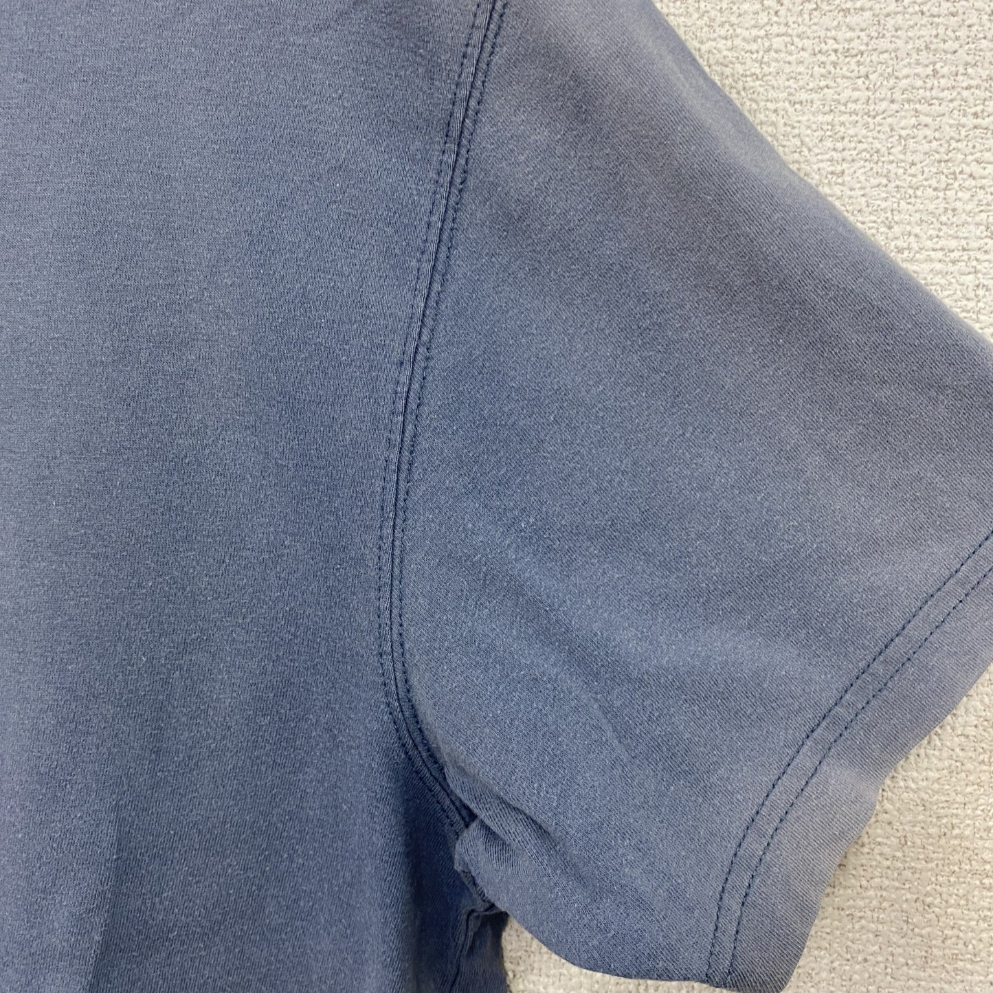 Timberland　ティンバーランド　半袖プリントTシャツ　フェード　紺　ネイビー　Lサイズ