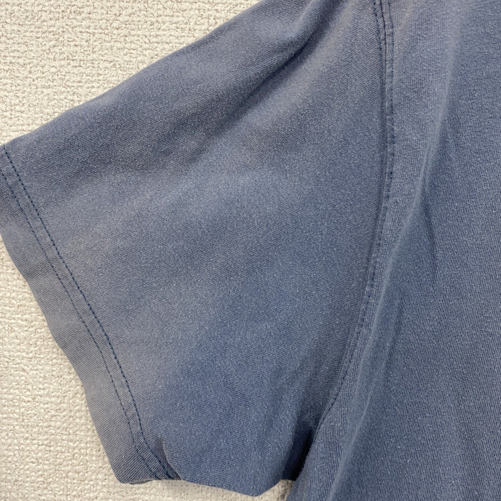 古着 used　00s　Timberland　ティンバーランド　半袖プリントTシャツ　フェード　紺　ネイビー　Lサイズ