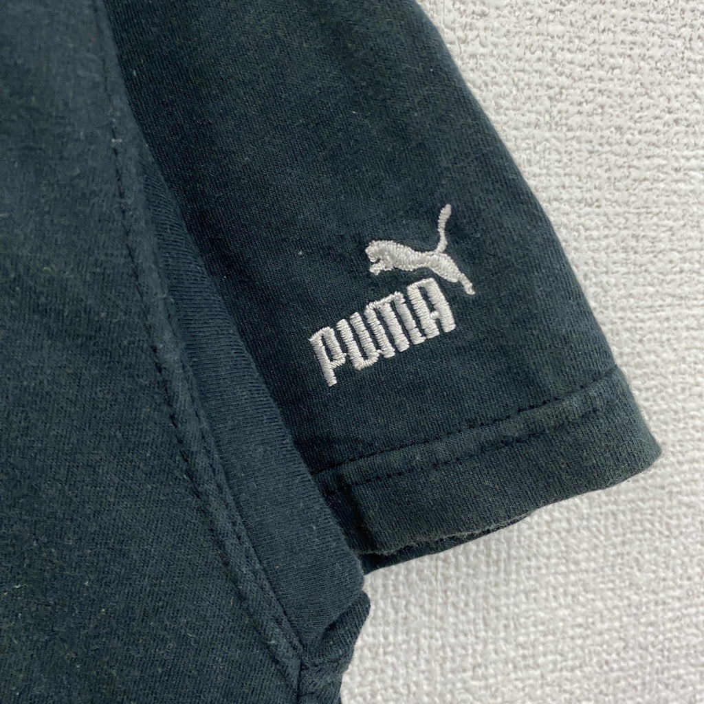 ～00s　PUMA　プーマ　半袖プリントTシャツ　ヴィンテージ　黒　ブラック　Mサイズ　古着